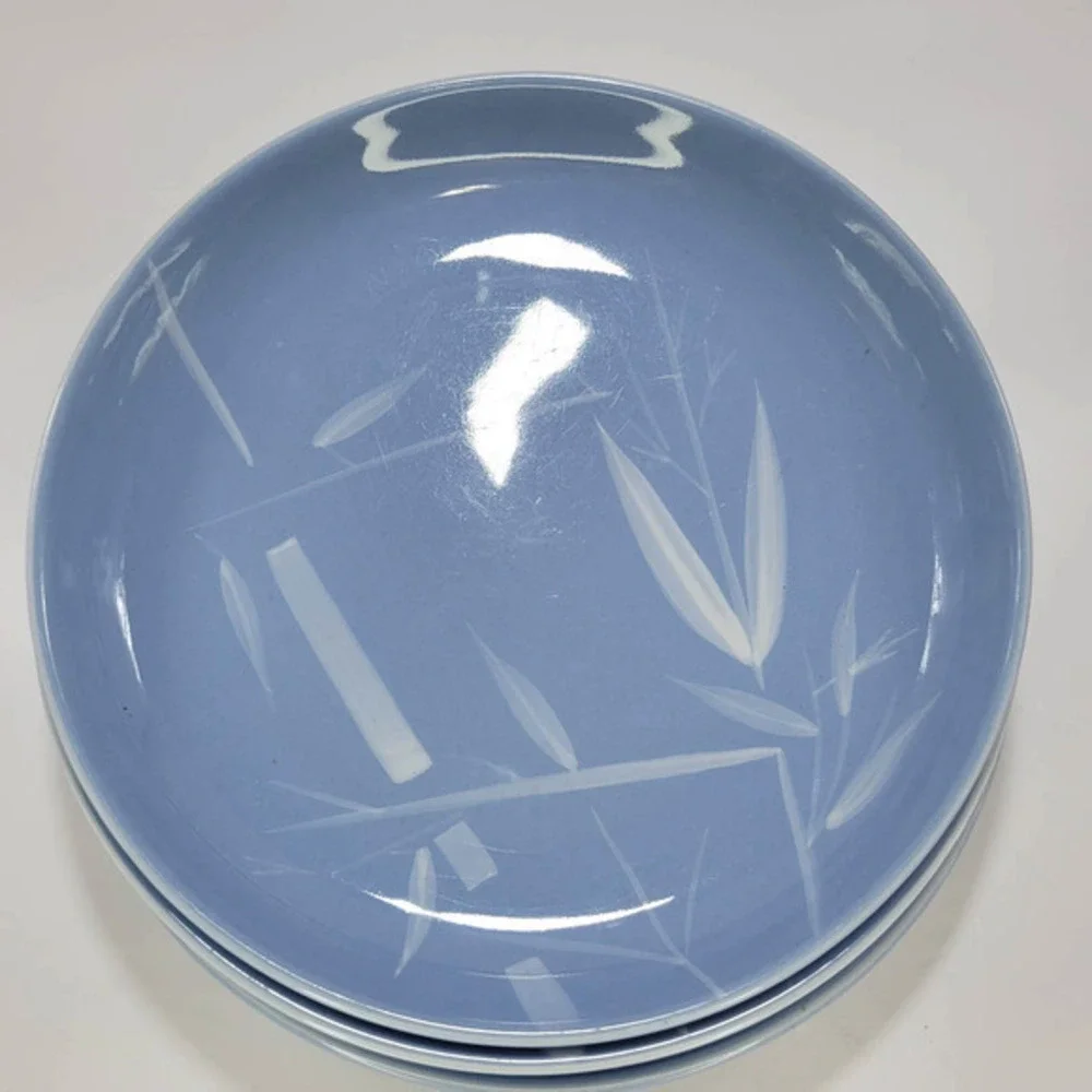 Vintage Winfield China Blue Pacific Three Salad Plates